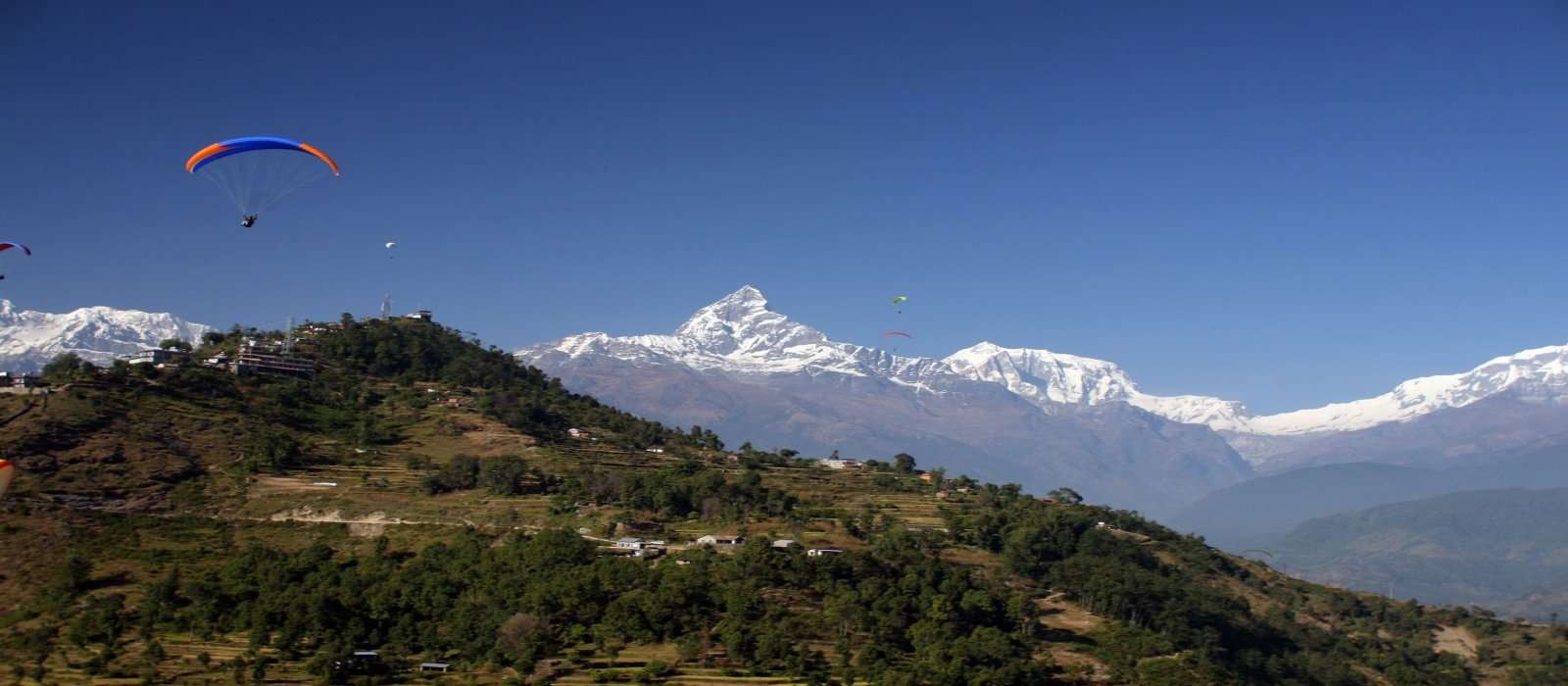 Paragliding in Nepal